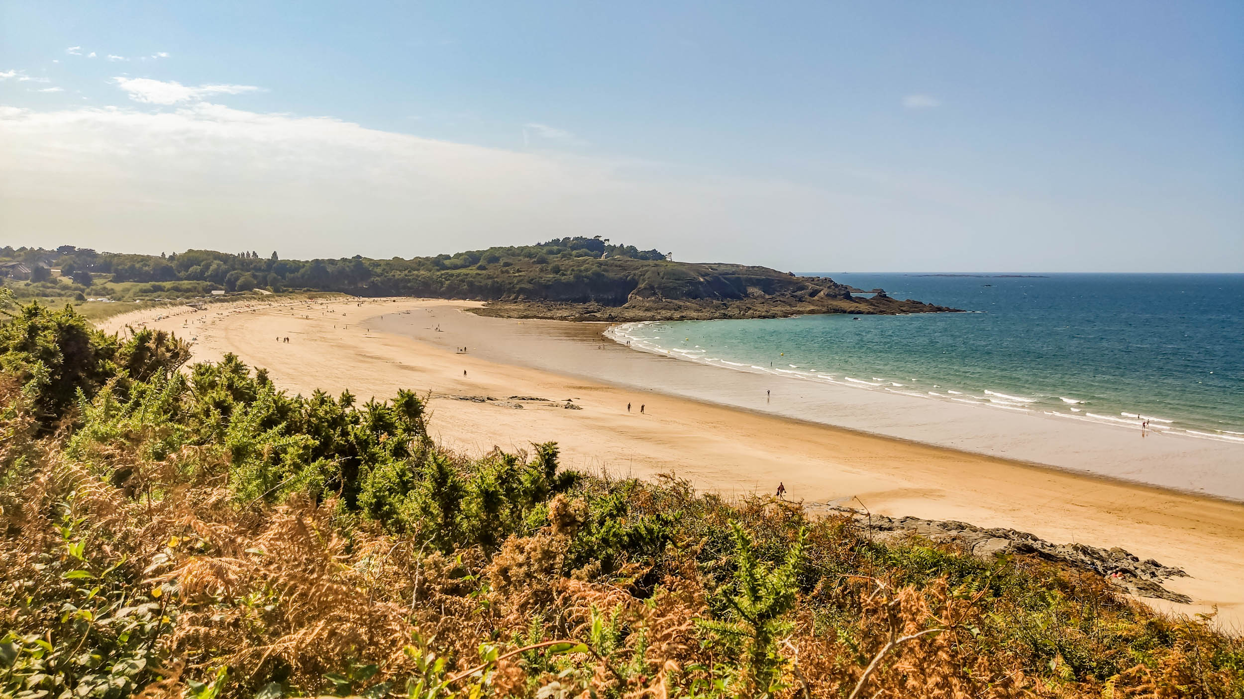 Plage naturiste à Cancale, météo de la Plage du Verger - Bretagne Naturisme