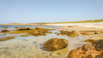 Photo de Plage de l'Île d'Aganton à Ploemeur-Bodou dans les Côtes d'Armor