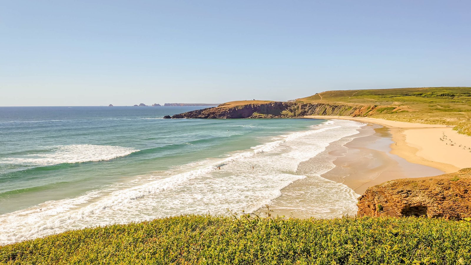 Photo de la plage naturiste Plage de Lostmarc'h, à Crozon